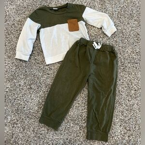 Olive green set